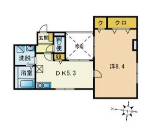 Bamboo清澄白河【5階】の間取り