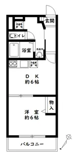 シェモワ西新宿【3階】の間取り