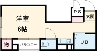 ベルクレール西八王子【1階】の間取り