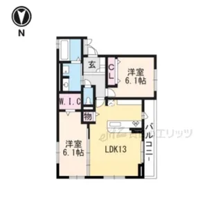 メゾン武&輝【2階】の間取り