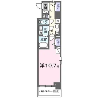 グランピア甚【2階】の間取り