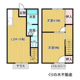 中寺ハイツの間取り