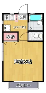 リバージュ宮前【1階】の間取り
