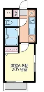 グッドウィルたまプラーザ【2階】の間取り