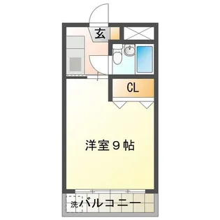 カーサドゥーズ【1階】の間取り