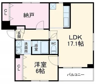 住夢野田【2階】の間取り