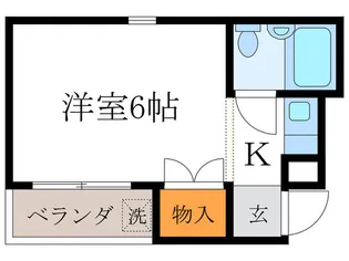 シャンブル【3階】の間取り