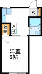 サンローズS【1階】の間取り
