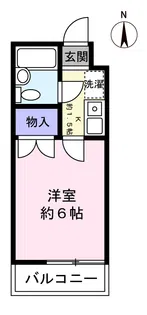 片山グリーンハイツ【2階】の間取り