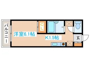 スターハイム月寒【3階】の間取り