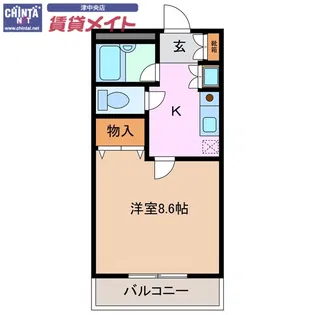 サザンブリーズ【2階】の間取り