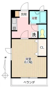 MORITOWN(モリタウン)【2階】の間取り