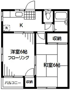 ハイツプリズム【2階】の間取り