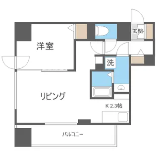 GRACE COURT KOTONI【8階】の間取り