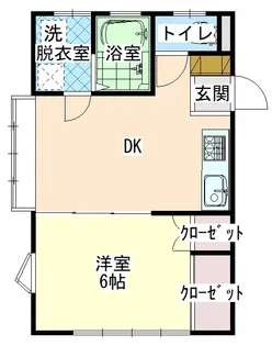 伊賀ハイツ1号棟【1階】の間取り