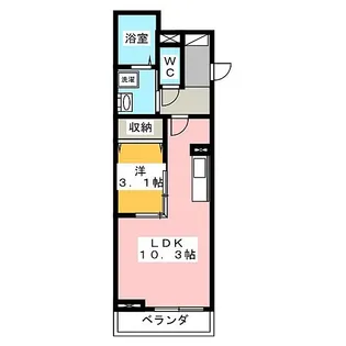 ジャスミン【2階】の間取り