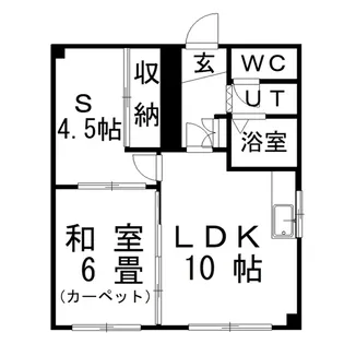 ハイツミコ【3階】の間取り