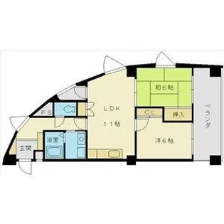 SUN CEDAR【3階】の間取り