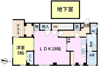 パトリックガーデン【1階】の間取り