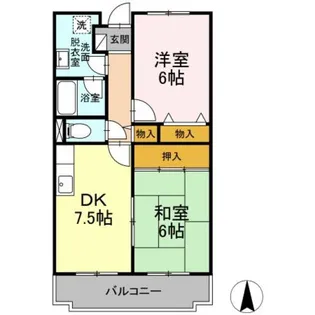 エスポワール(下九沢)【3階】の間取り