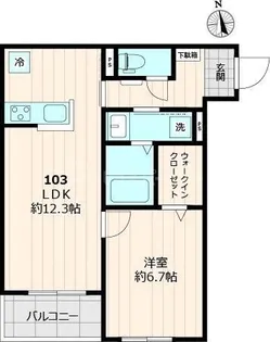 Renatus【1階】の間取り