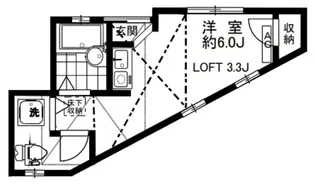 メゾンリヴァージュ早稲田【1階】の間取り