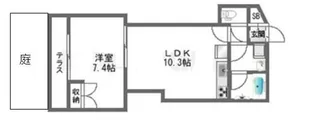 エルミタージュ中野【1階】の間取り