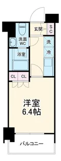ブランシエスタ浦安【3階】の間取り