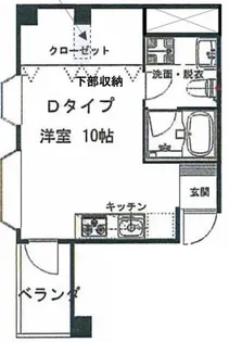 Mヒルズ横浜【4階】の間取り