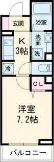 ラリュール赤塚II【2階】の間取り