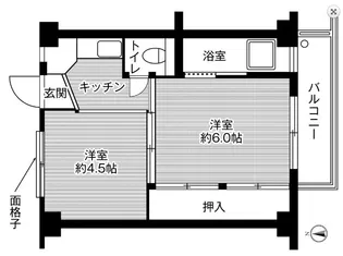 ビレッジハウス氏家 1号棟【2階】の間取り