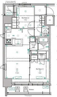 DIPS赤羽RESIDENCE【5階】の間取り