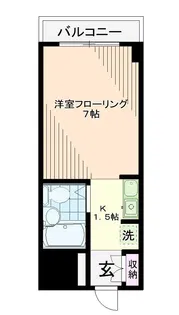 藤和シティスクエア桜上水【1階】の間取り