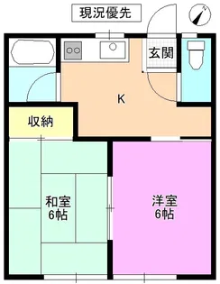 コーポ小平【2階】の間取り