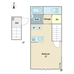TRIO【2階】の間取り