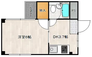 レクシア西中島II【5階】の間取り