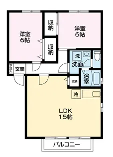 クラフト 5番館【2階】の間取り