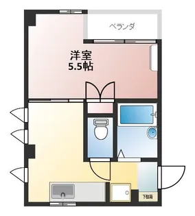 リヴェール昭島【2階】の間取り