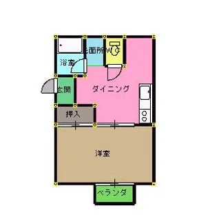 アークヒルズI【2階】の間取り