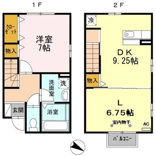 石川県野々市市三日市2【一戸建】の間取り