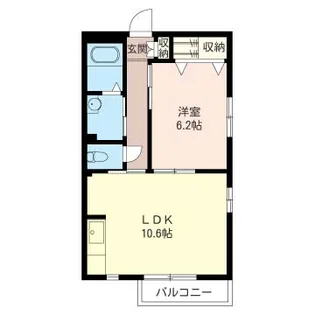 アネックスガーデン壱番館【2階】の間取り