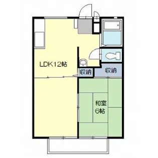 セキグチハイツ【1階】の間取り