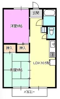 アーバンハイツ【3階】の間取り