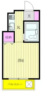 ベイビュー生麦【1階】の間取り