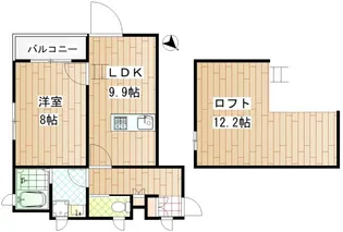 神奈川県川崎市高津区久末【マンション】の間取り