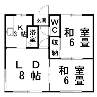 ちばハイツ【2階】の間取り