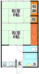 昭和アパート【1階】の間取り