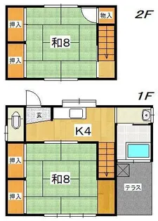 神奈川県南足柄市塚原【一戸建】の間取り