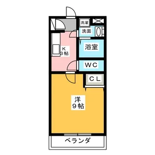 カウベルII【1階】の間取り