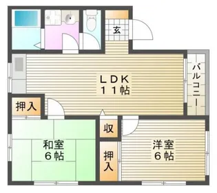 パストラル浦安【2階】の間取り